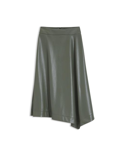 Boss Green Faux-Leather Skirt