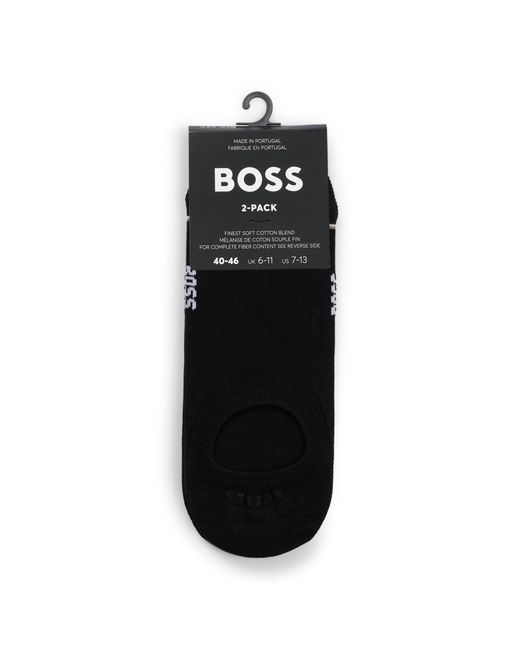 Boss Black Two-Pack Of Invisible Socks for men