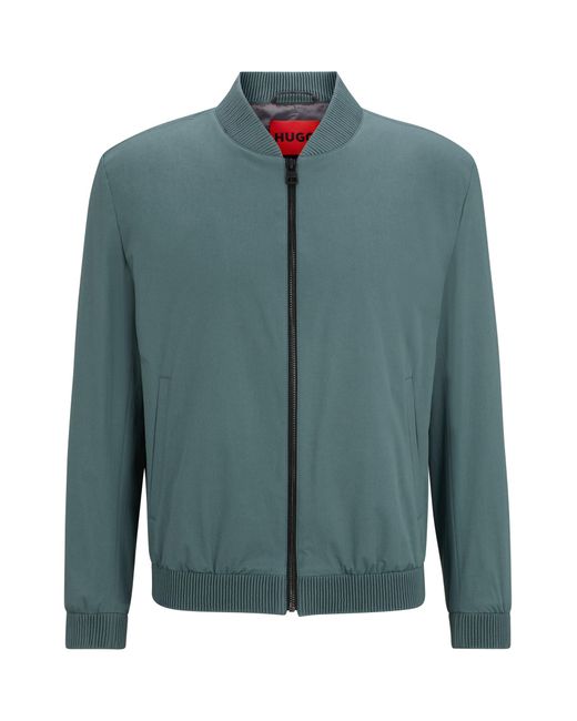 Veste Slim en coton stretch HUGO pour homme en coloris Green