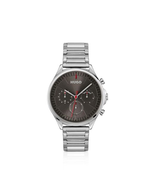 HUGO Metallic Tone Watch With Dial for men