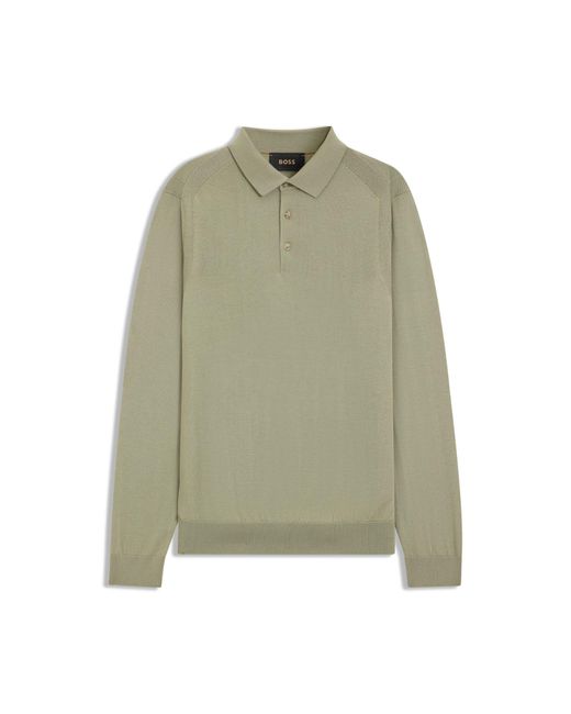 Boss Green Knit Polo for men