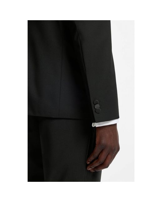 HUGO Black Extra-Slim-Fit Tuxedo Jacket for men