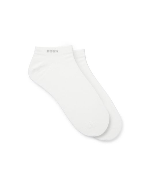 Boss White 2 Pack Essential Sock for men