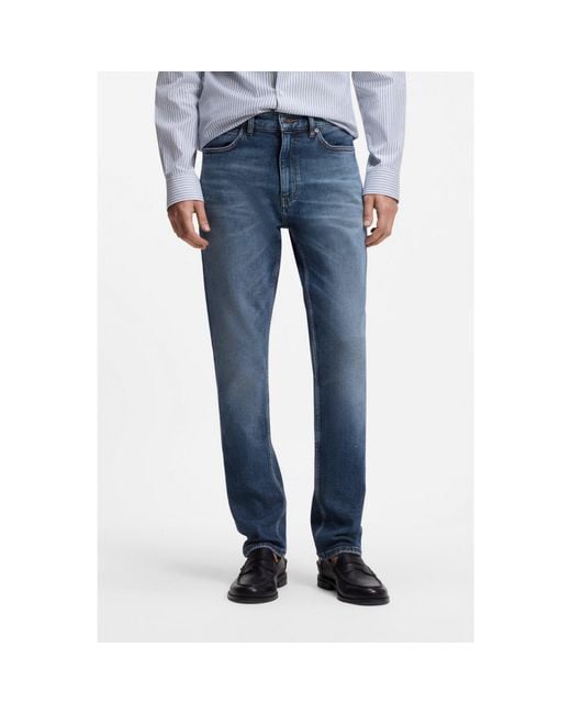 HUGO Blue Slim-Fit Jeans for men