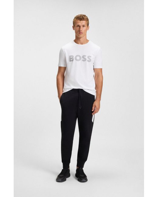 Boss Set Van Twee Katoenen T-Shirts Met Logo's in het Black voor heren