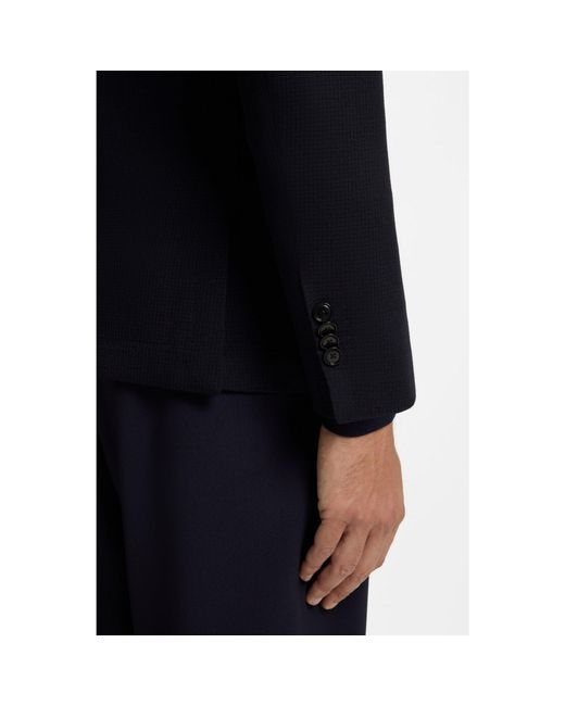 Boss Blue Slim-Fit Jacket for men