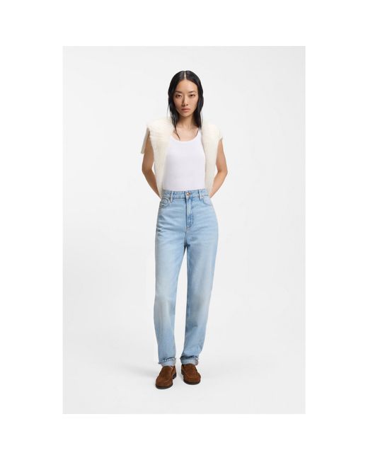 Boss Blue Racer-Back Tank Top