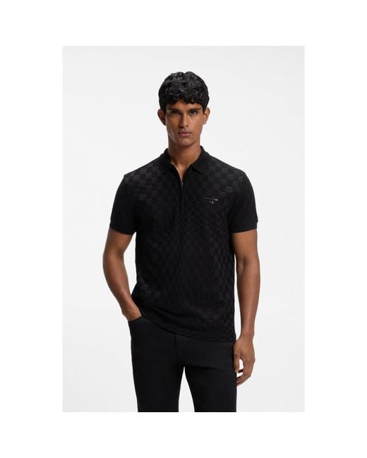 Boss Black Porsche X Polo Shirt With Pasha Pattern for men