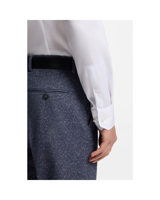 Boss White One Slim-Fit Shirt for men
