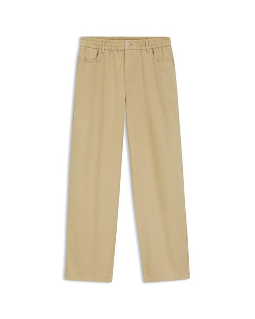 HUGO Natural Relaxed-Fit Trousers