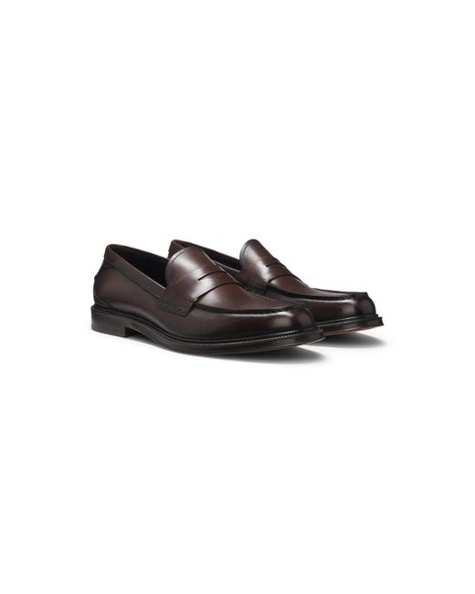Boss Black Italian-Made Loafers for men
