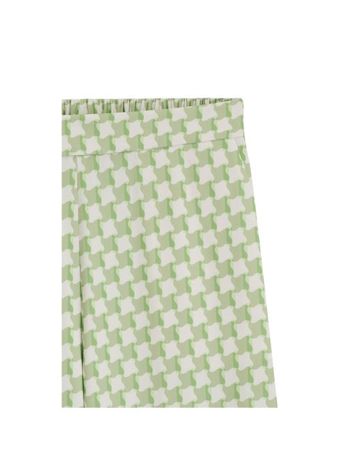 HUGO Green Relaxed-Fit Trousers With All-Over Print