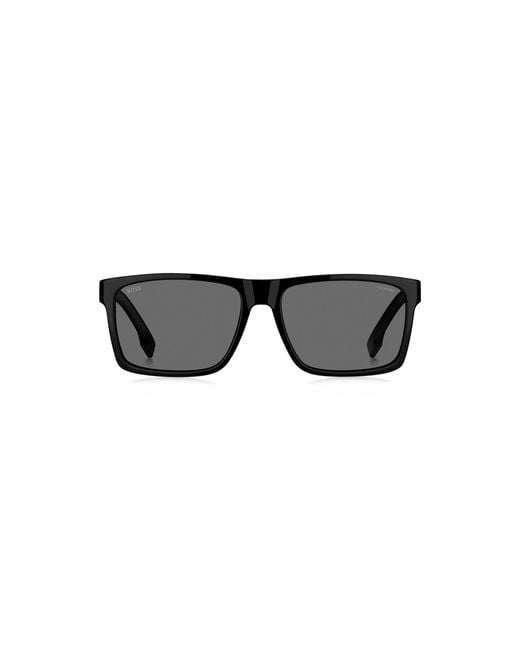 Boss Black Engraved-Logo Sunglasses for men