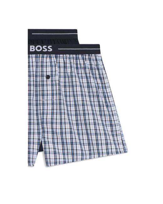 Boss Blue Pyjama Shorts for men