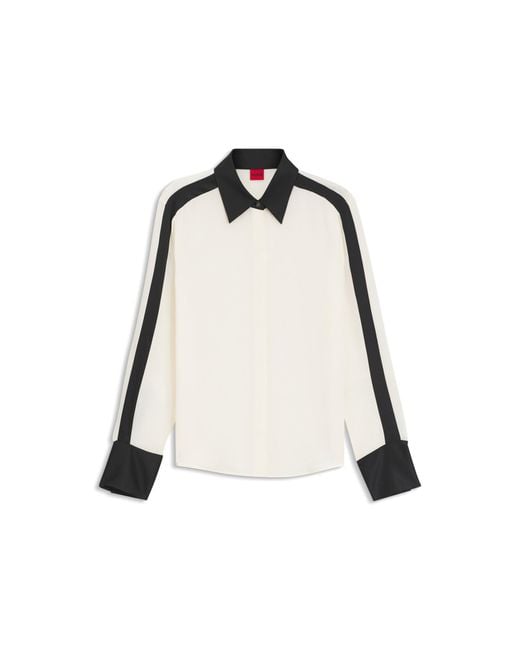 HUGO Black Regular-Fit Blouse