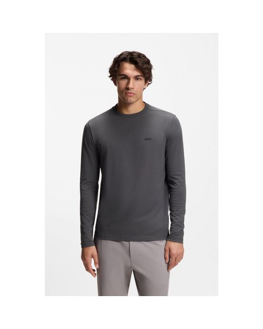Boss Black Long-Sleeved T-Shirt for men