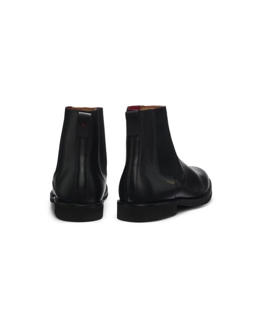 HUGO Black Versatile Chelsea Boots for men
