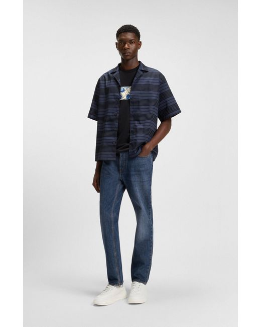 HUGO Dark Blue Men's Jeans Size 34/34 for men