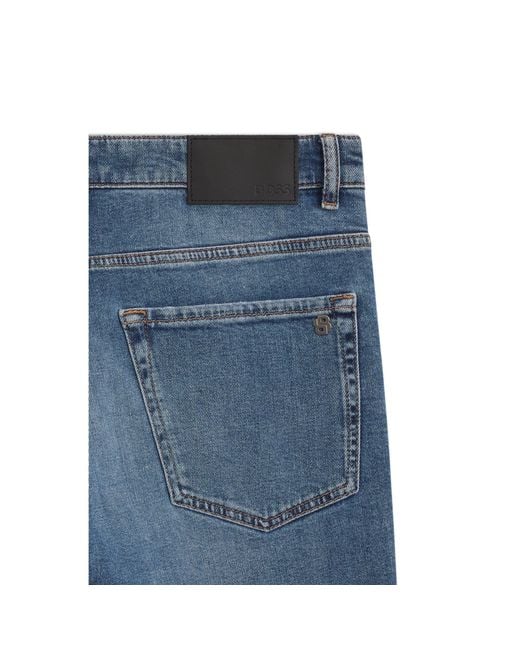 Boss Blue Maine Regular-Fit Jeans for men