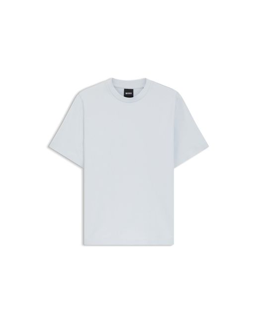 Boss White Relaxed-Fit T-Shirt