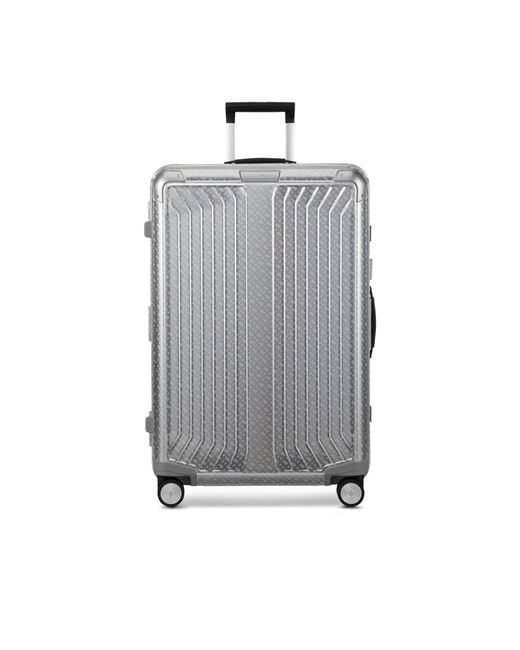 Boss Gray X Samsonite Aluminium Suitcase 76Cm for men