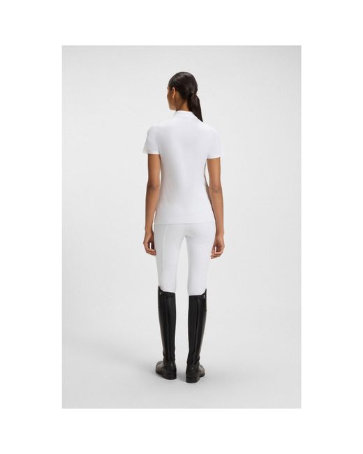 Boss White Equestrian Show Shirt