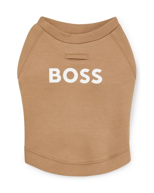 Boss Natural Dog Sweater In A Cotton Blend