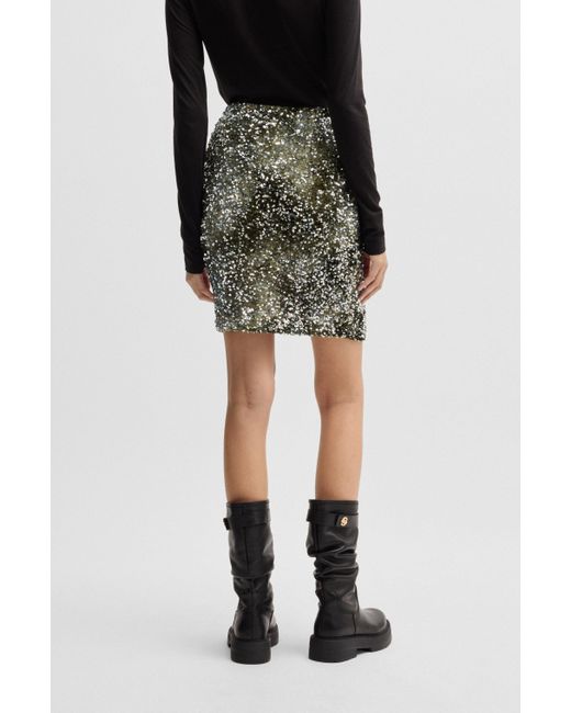 Velour Skirt With Pockets M-L