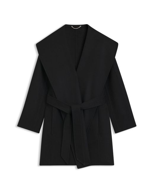 Boss Black Regular-Fit Mantel Aus Zweiseitigem Woll-Mix