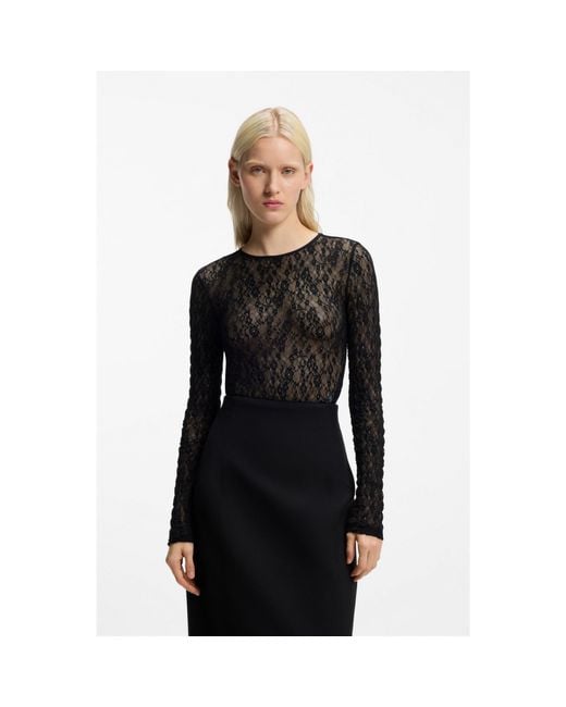 HUGO Black Slim-Fit Bodysuit