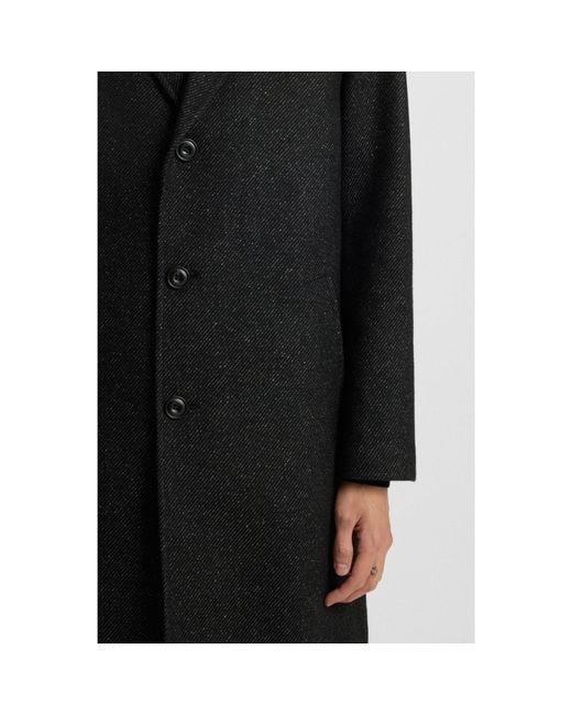 HUGO Black Regular-Fit Coat for men
