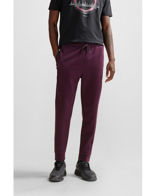 Mens hugo best sale boss velour tracksuit