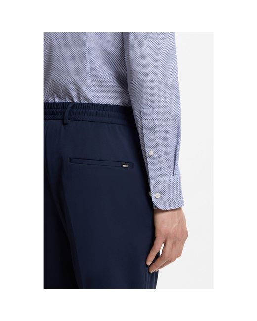 Boss Blue Slim-Fit Shirt for men