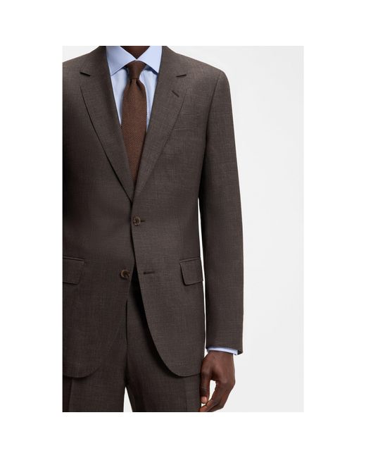 Boss Black By Beckham Wool-Blend Slim-Fit Suit Jacket for men