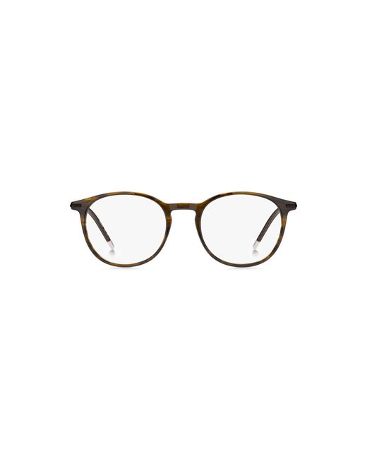 HUGO Multicolor Horn Optical Frames With Metal Temple for men