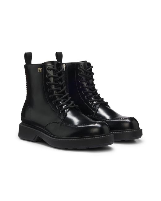 Stivali Stringati di HUGO in Black