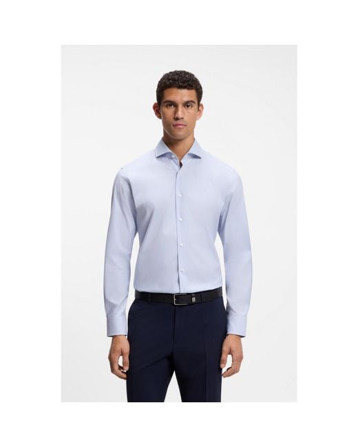Boss Blue Regular-Fit Shirt for men