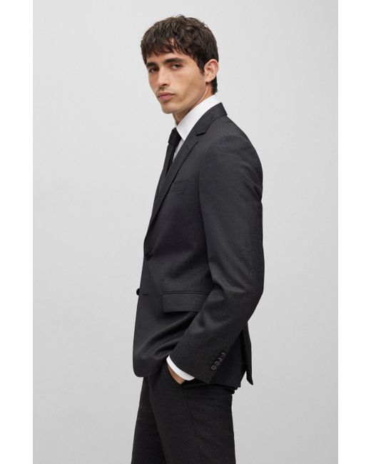 BOSS by HUGO BOSS Slimfit Suit In Virgin Wool With Signature Lining in