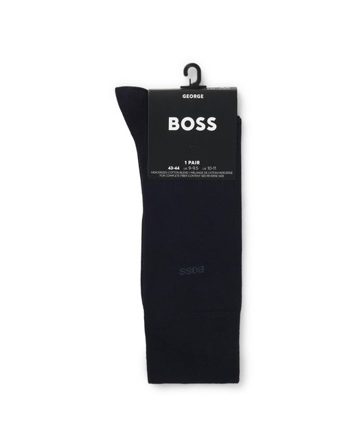 Boss Black Regular-Length Logo Socks for men