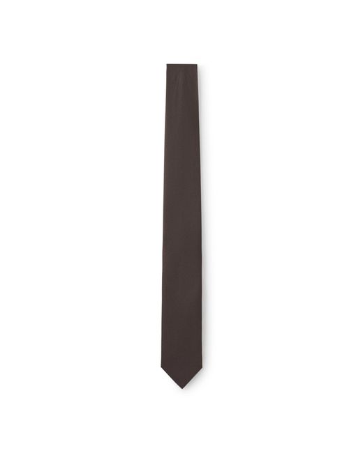 HUGO Purple Silk-Blend Tie With Jacquard Weave for men