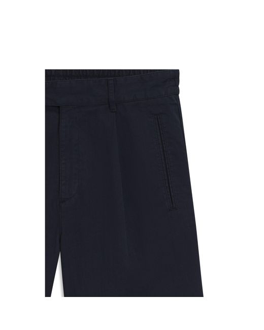 HUGO Blue Straight-Fit Chino Shorts for men