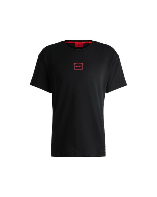 HUGO Black Laze Lounge T-shirt for men