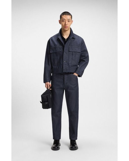 HUGO Dark Blue Men's Jeans Size 32/32 for men