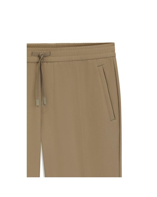 Boss Natural Tapered-Fit Trousers for men