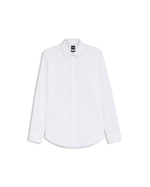 Boss White Regular-Fit Shirt for men