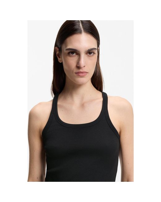 Boss Black Racer-Back Tank Top