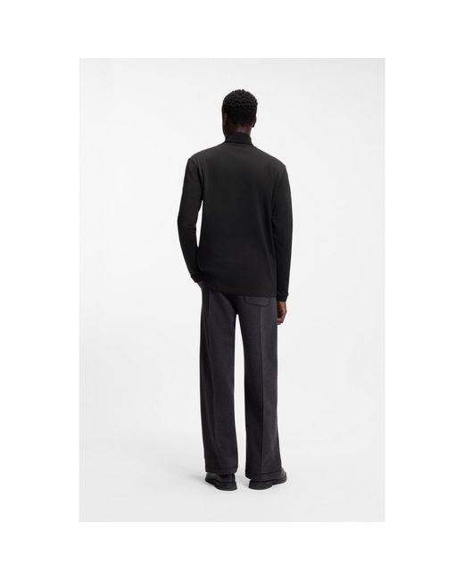 HUGO Black Slim-Fit T-Shirt for men