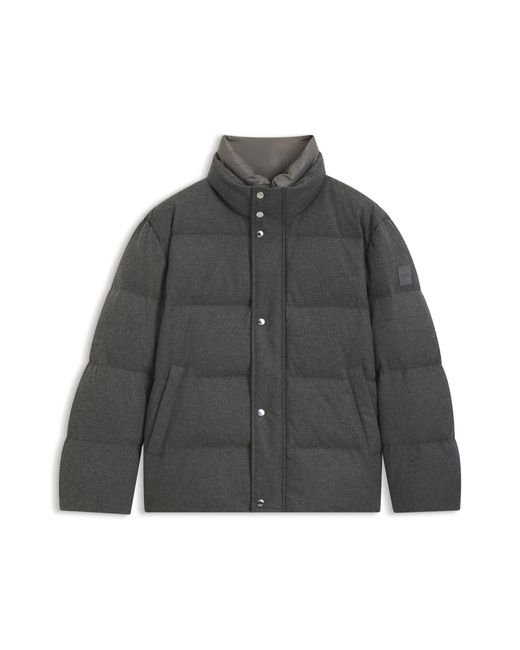 Boss Gray Grey Men's Down Jackets Size 40r for men