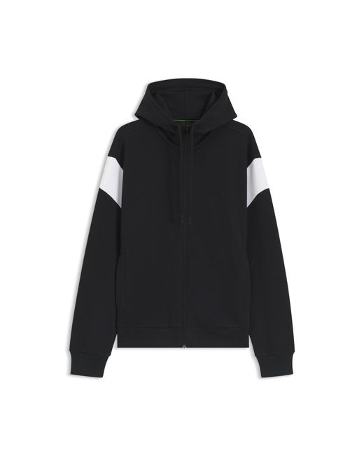 Boss Black Regular-Fit Zip-Up Sweatshirt for men