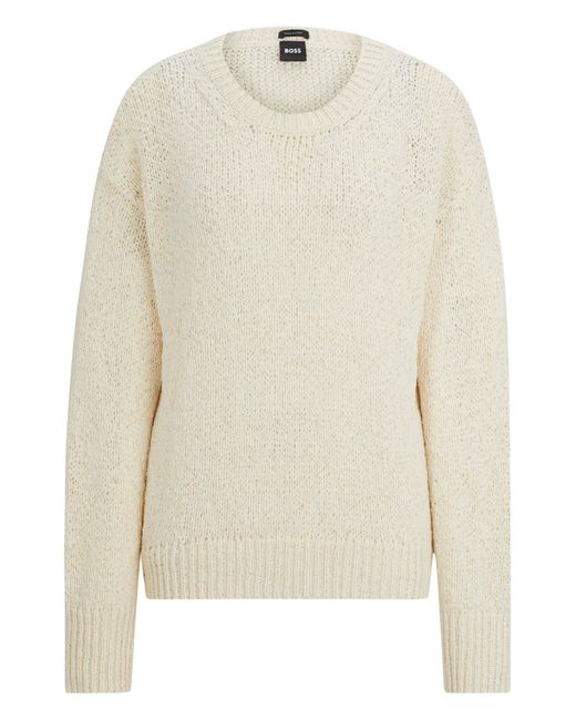 Boss Natural Knitted Sweater